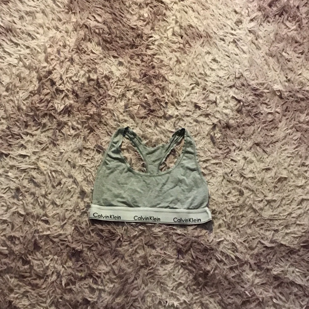 Calvin Klein Heather Gray Bralette